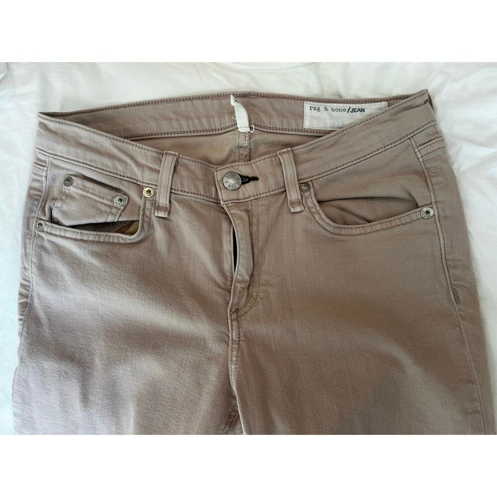 Rag & Bone Jean Size 28 Blush Pink Skinny Leg Stretch Denim Made in USA